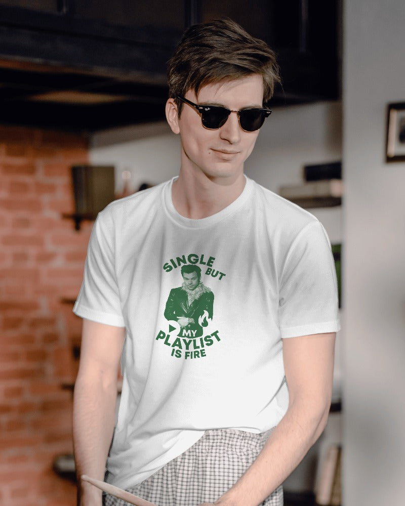 Harry "Single but my playlist is fire" T-shirt