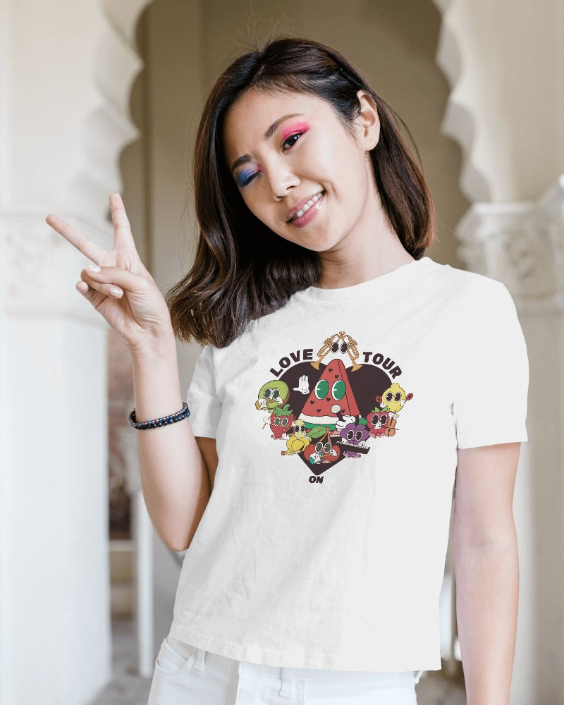Love on Tour Band as Fruit T-shirt
