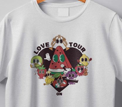 Love on Tour Band as Fruit T-shirt