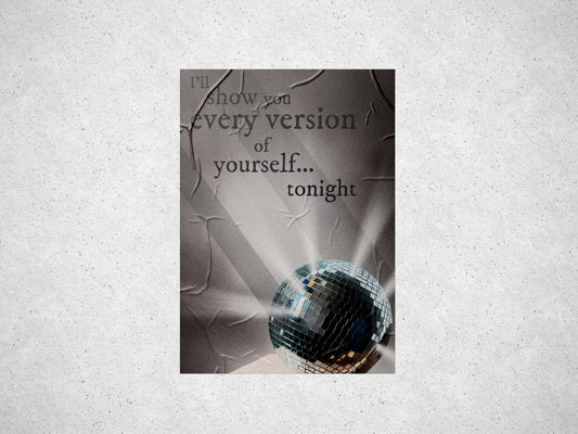 (DIGITAL DOWNLOAD) Taylor - Mirrorball Poster